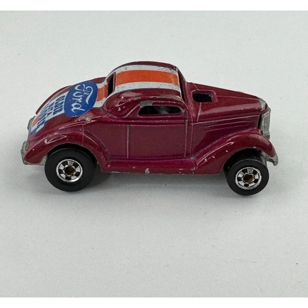 Hot Wheels Neet Streeter‎ 1973 Ford Coupe Magenta Oldie But A Goodie Hong Kong